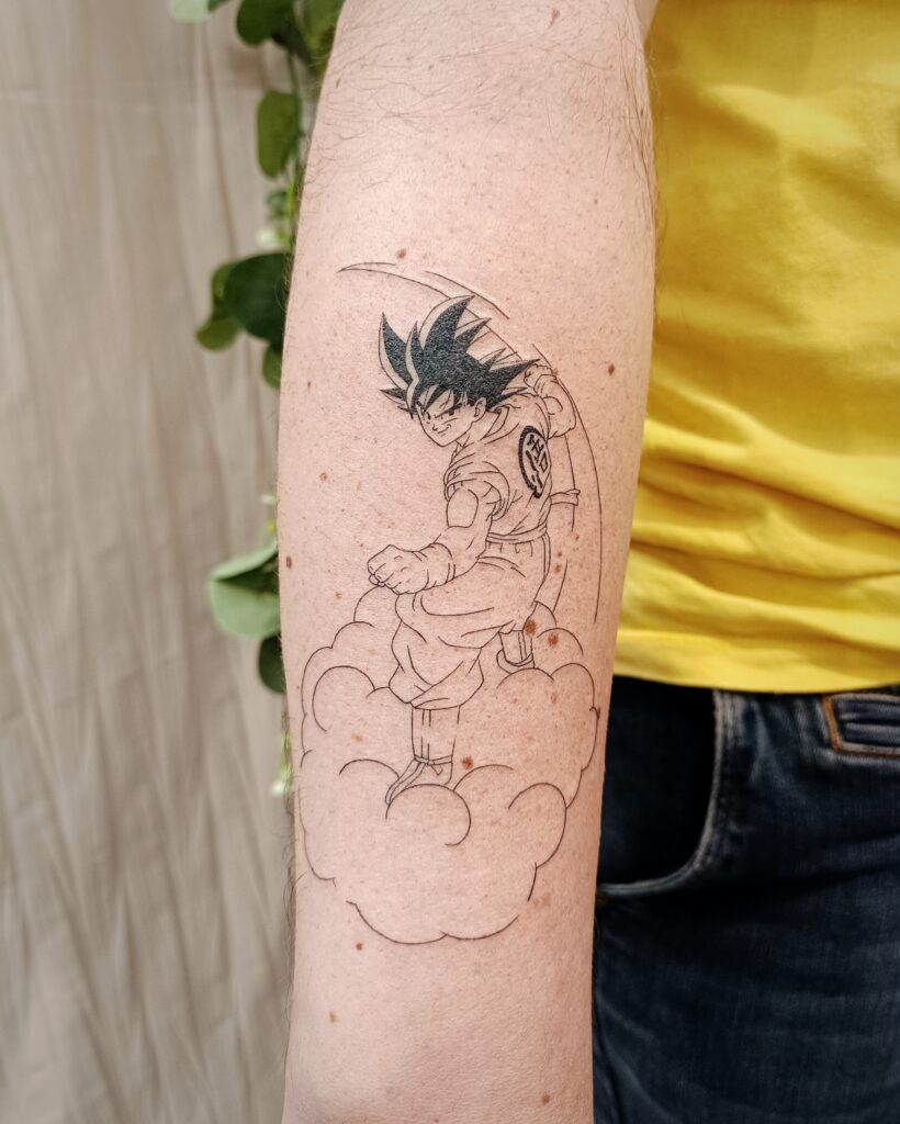 dragonballz tatouages fins fineline