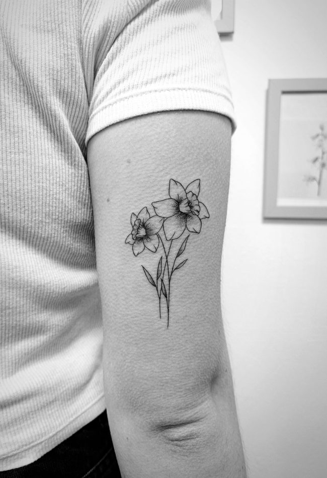 tatouage floral