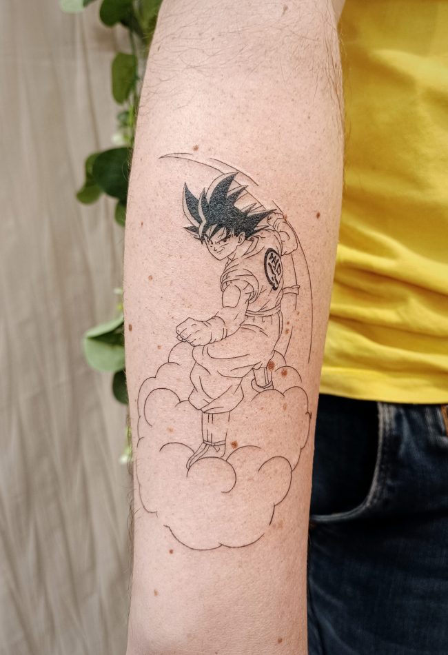 dragonballz tatouages fins fineline