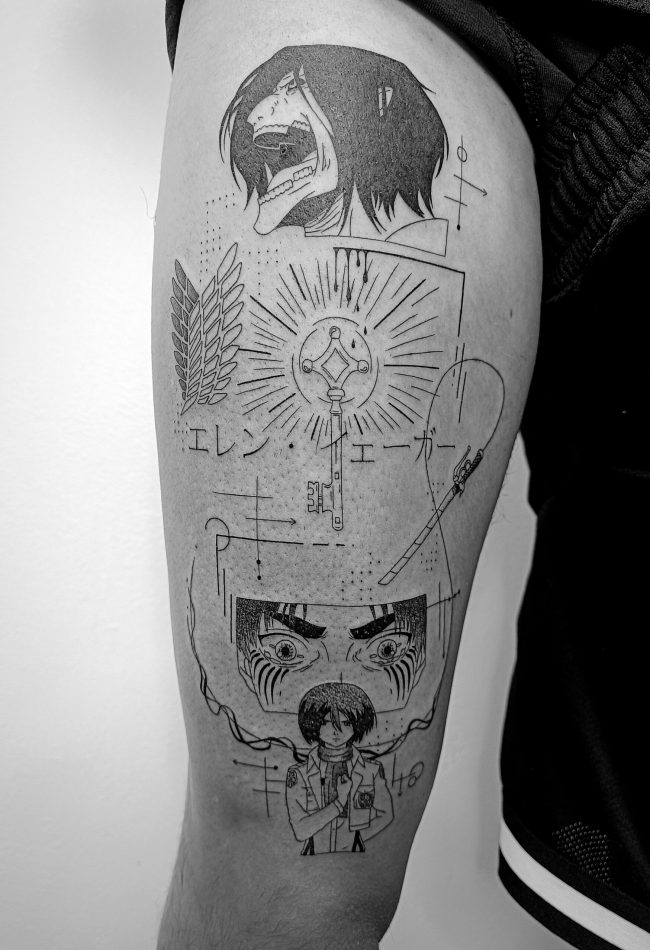 tatouages fins animetry